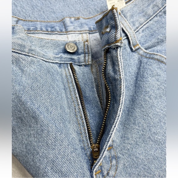 Vintage 90s Gitano Denim Cutoff Shorts High Rise Light Wash 8 petite 8p - Picture 6 of 8